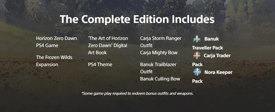 Sony „Horizon Zero Dawn“: pilnas leidimas PS4
