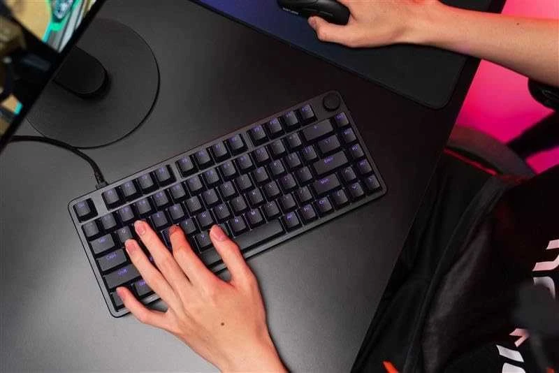 Klaviatūra žaidimams Sony INZONE KBD-H75 TKL US su laidu magnetyczna su pašvietimu juoda