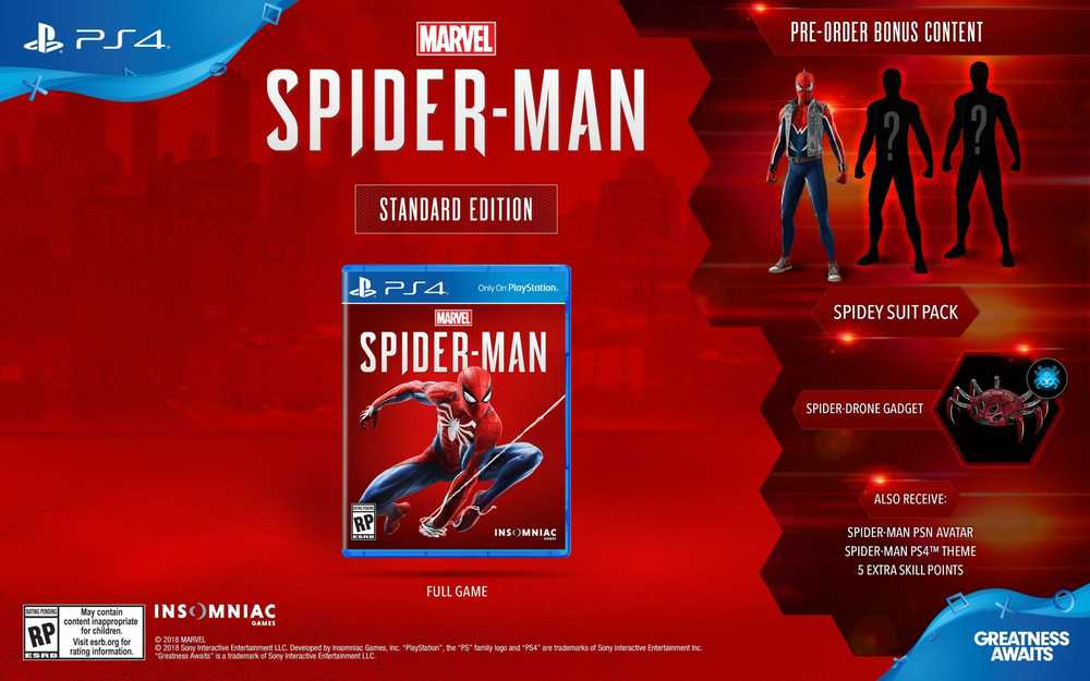 Sony Marvel's Spider-Man: Game of The Year Edition PS4