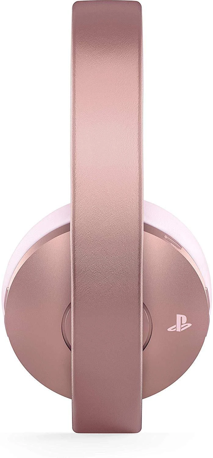Belaidės ausinės Sony PlayStation Gold Wireless Headset Rose Gold Edition