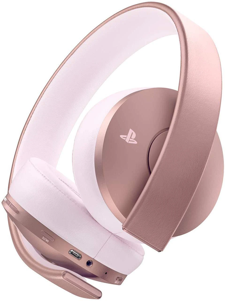 Belaidės ausinės Sony PlayStation Gold Wireless Headset Rose Gold Edition