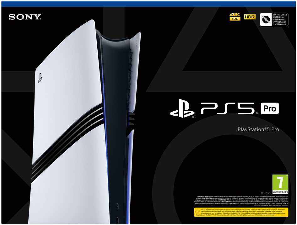Sony PlayStation 5 PRO žaidimų konsolė (2 TB SSD, Digital)