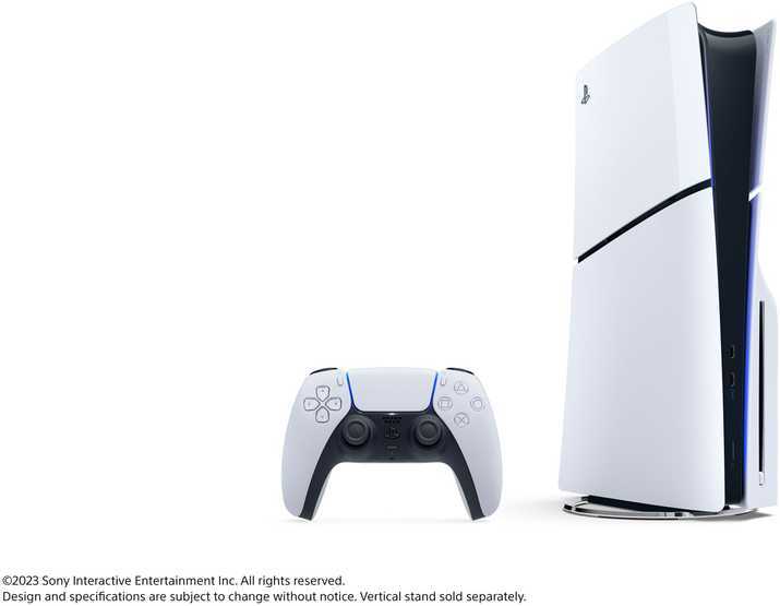 Sony PlayStation 5 SLIM žaidimų konsolė (1 TB SSD, Disc Drive)