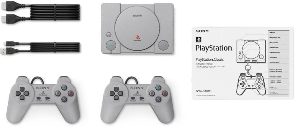 SONY Playstation Classic konsolė su 20 žaidimų | HDMI
