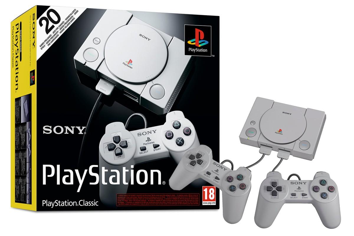 SONY Playstation Classic konsolė su 20 žaidimų | HDMI