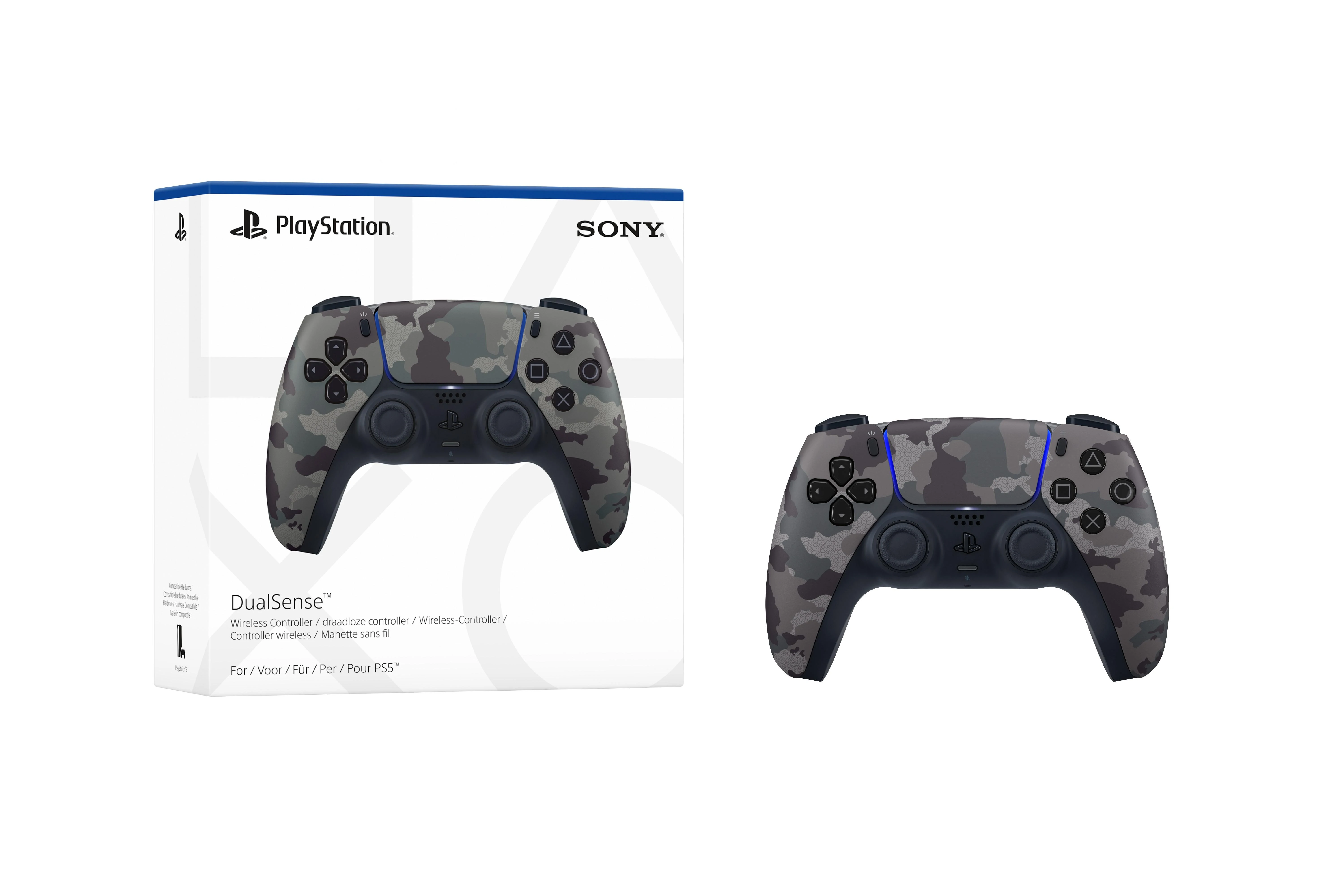 Sony PlayStation DualSense Pilkas Camouflage belaidis valdiklis (PS5)