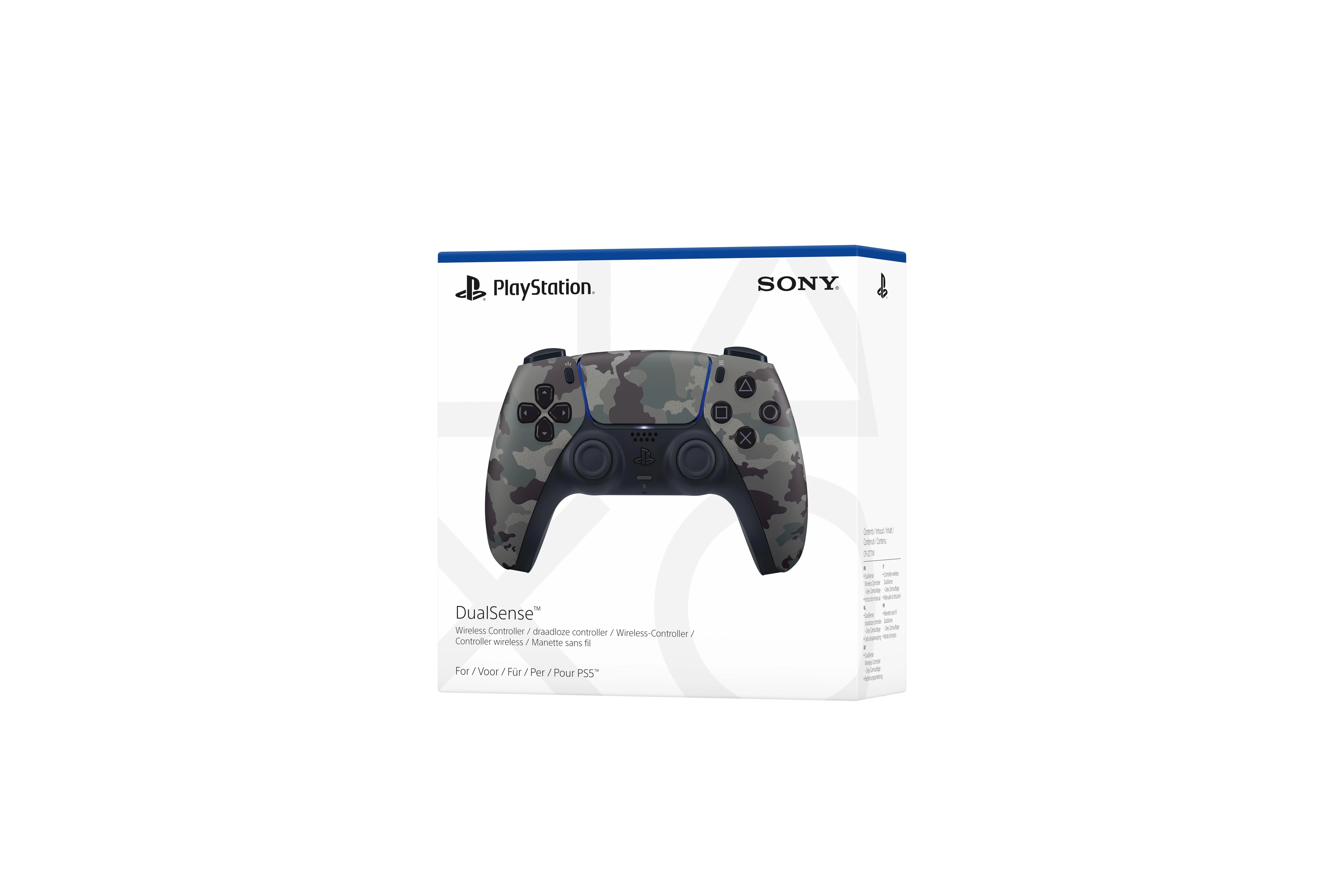 Sony PlayStation DualSense Pilkas Camouflage belaidis valdiklis (PS5)