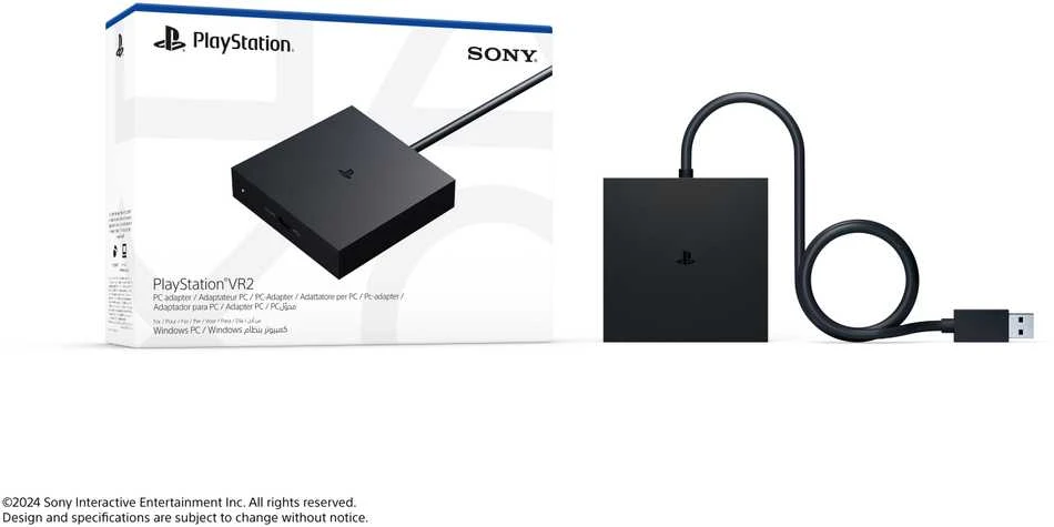 PS VR2 PC adapteris su pakuote