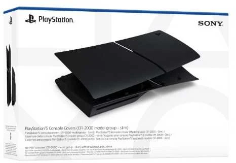 Sony PS5 Slim konsolės korpusas (Midnight Juodas)