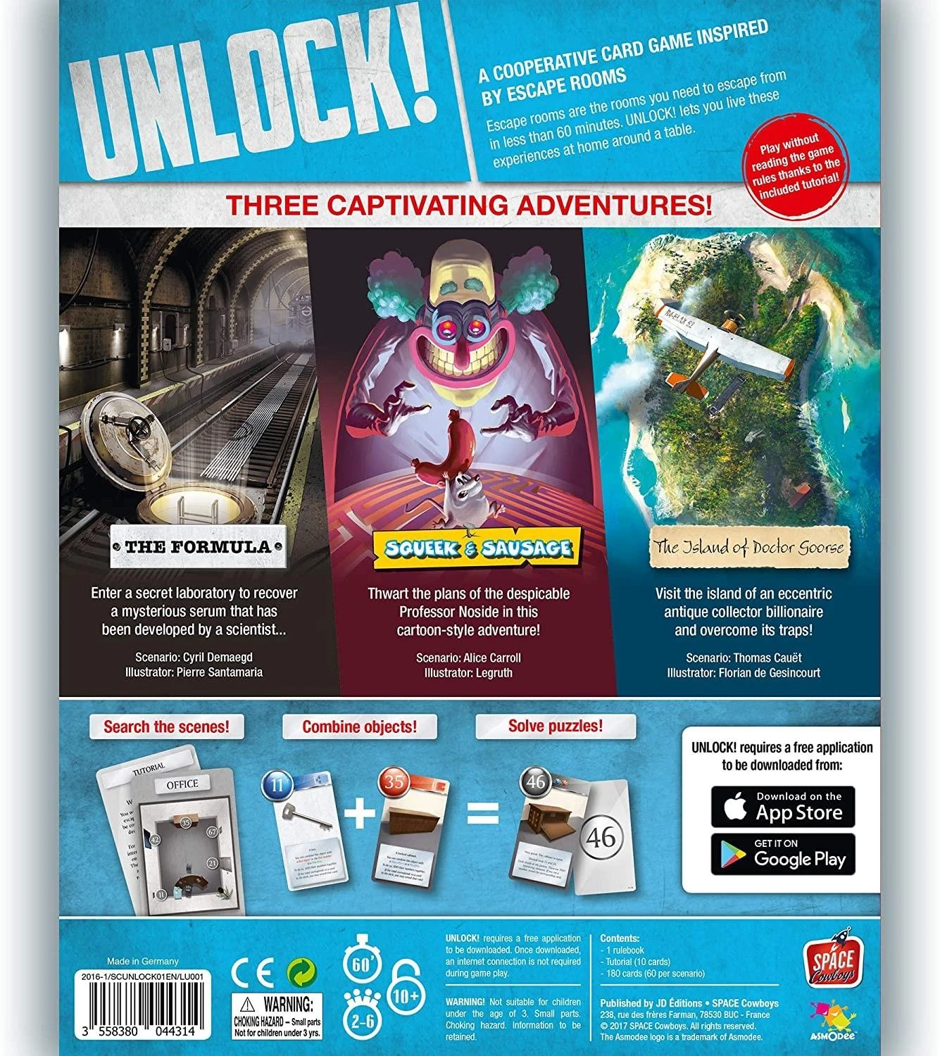 Unlock! Kosmoso kaubojai atrakinami!: Pabėgimo nuotykiai