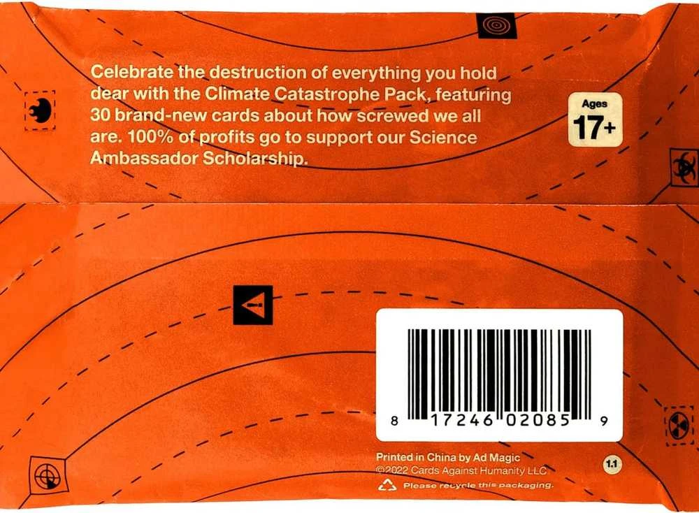 Spilbræt Cards Against Humanity – Climate Catastrophe Pack