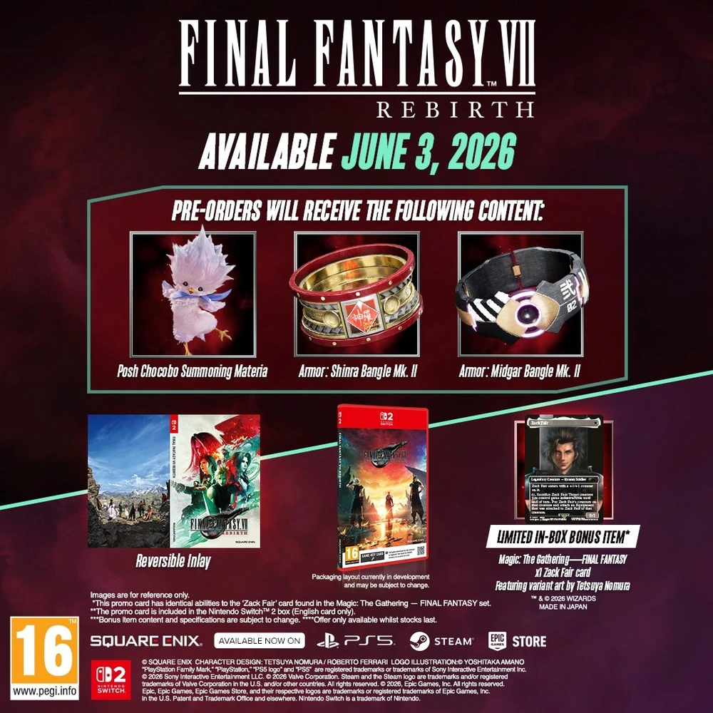 „Square Enix“ „Final Fantasy VII Rebirth“ (2 jungiklis)
