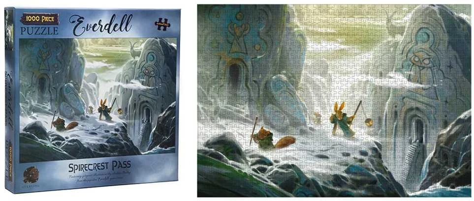 Starling Games Everdell 1000 Piece Puzzle Spirecrest Pass