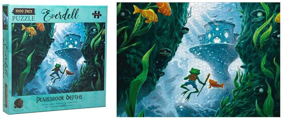 Dėlionė Starling Games Everdell 1000 Piece Puzzle Pearlbrook Depths