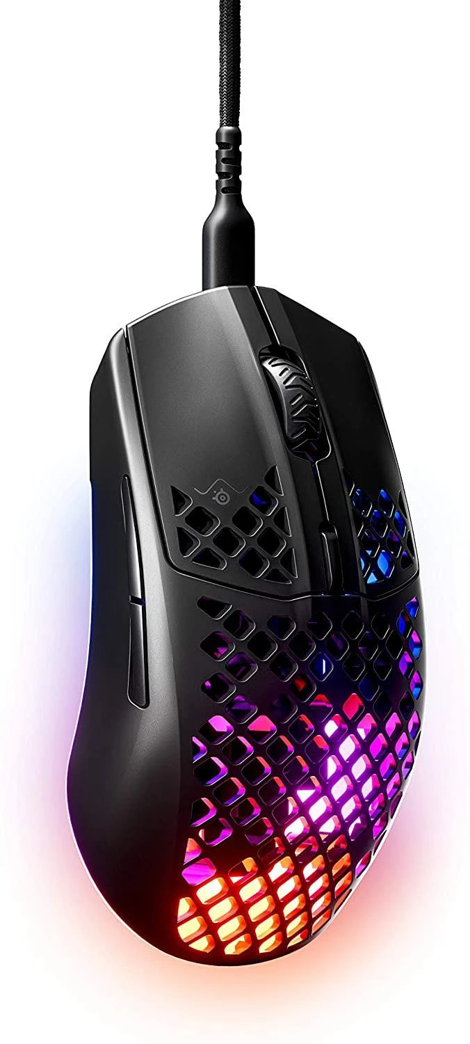 Žaidimų pelė SteelSeries Aerox 3 Onyx , Juodos spalvos