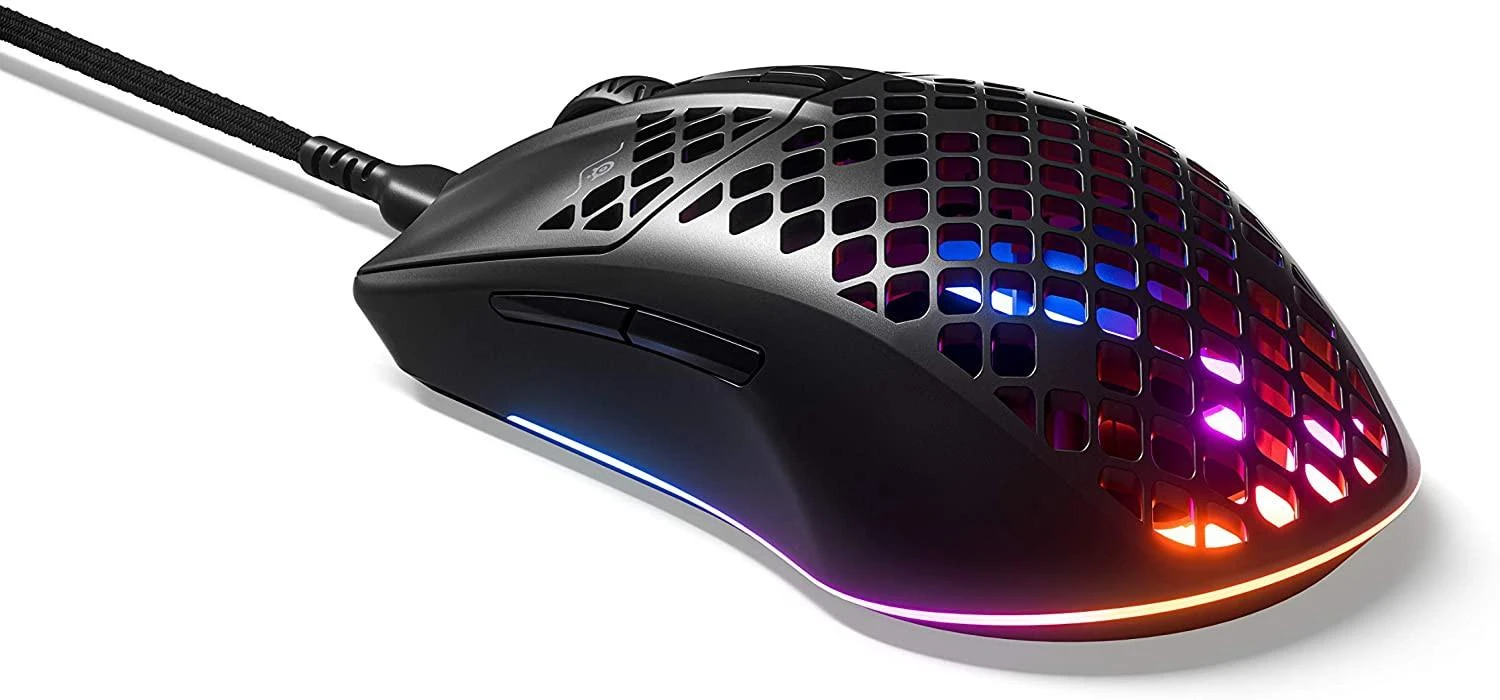 Žaidimų pelė SteelSeries Aerox 3 Onyx , Juodos spalvos