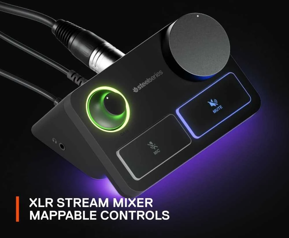 SteelSeries | Gaming Mikrofonas | Alias Pro | Juodas