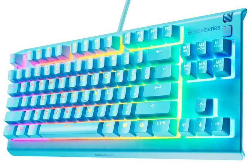 SteelSeries Apex 3 TKL | Klaviatūra žaidimams | su laidu | US | Aqua