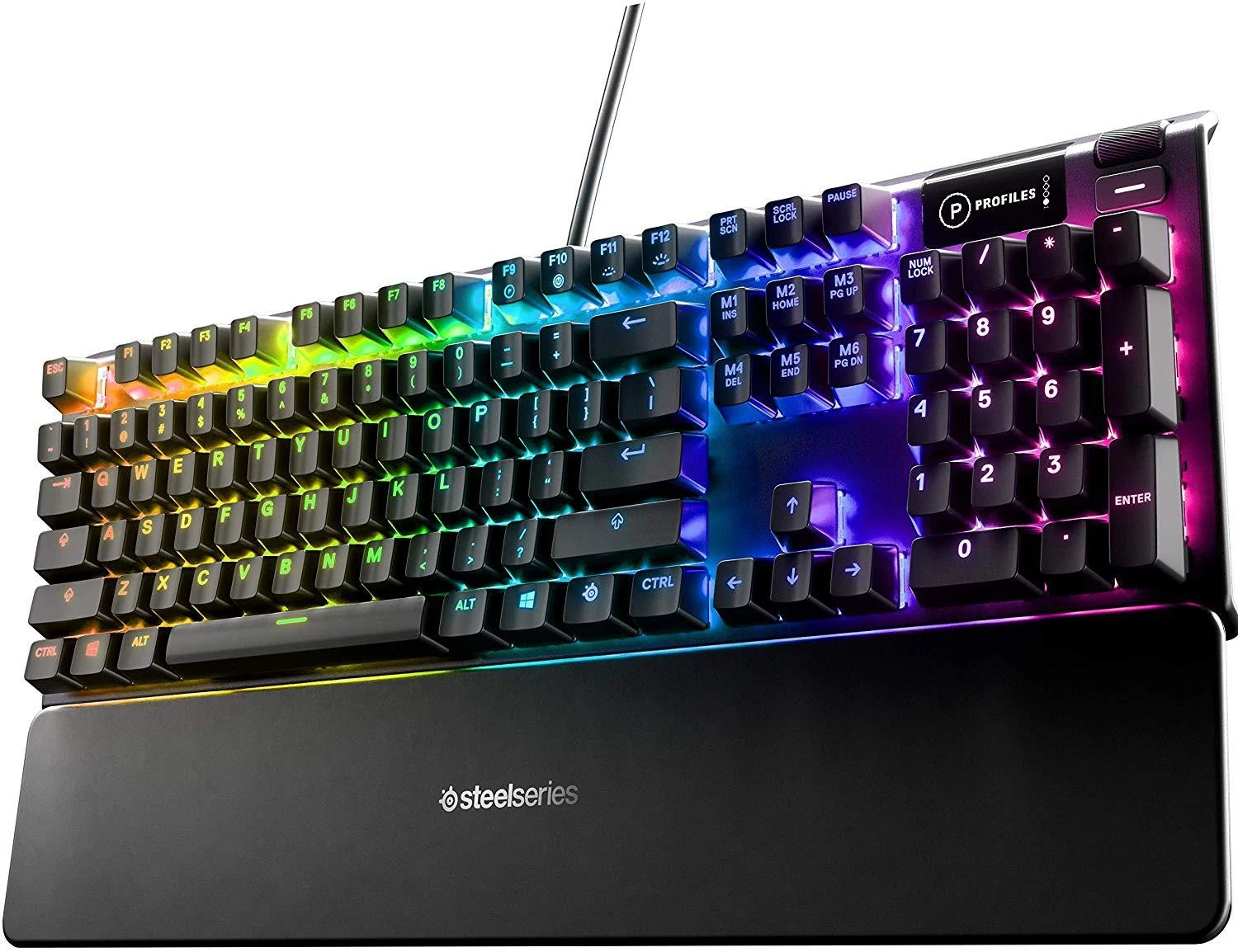 Klaviatūra SteelSeries Apex 5, US kalba, Juodos spalvos