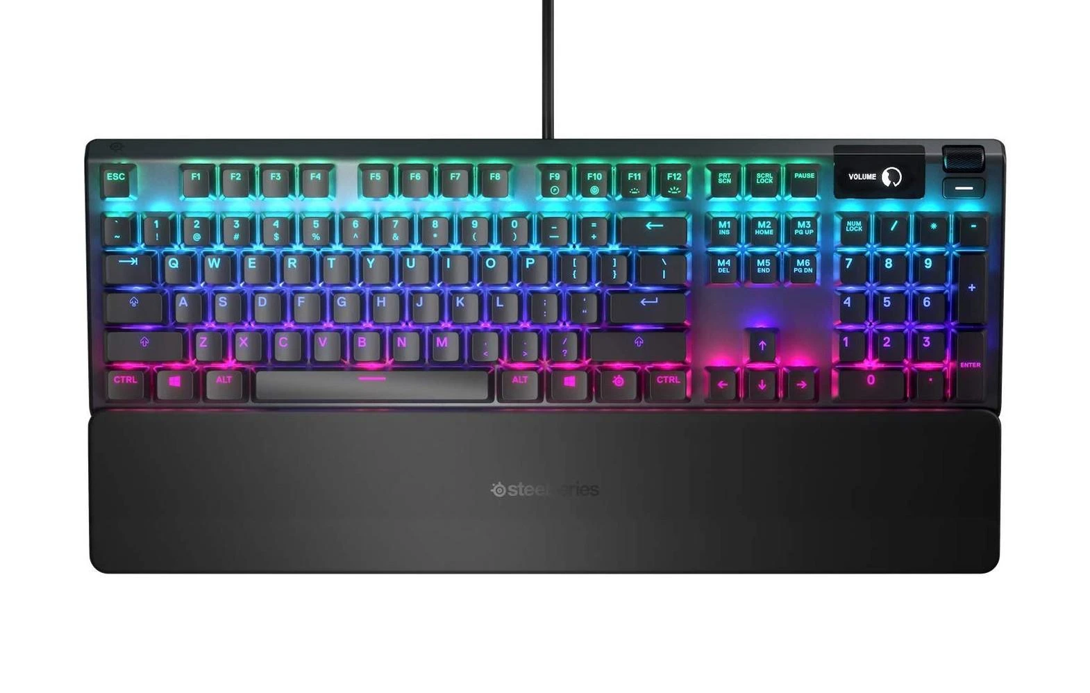 Klaviatūra SteelSeries Apex 5, US kalba, Juodos spalvos
