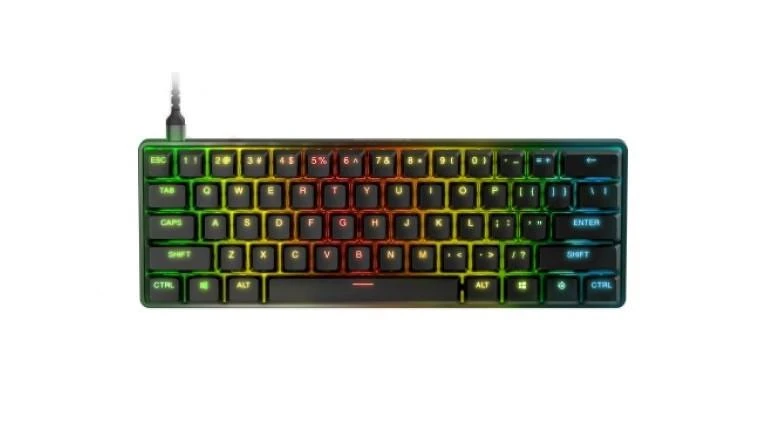 Steel Kalba Klaviatūra žaidimams SteelSeries Apex 9 Mini, US kalba, Juodos spalvos ...