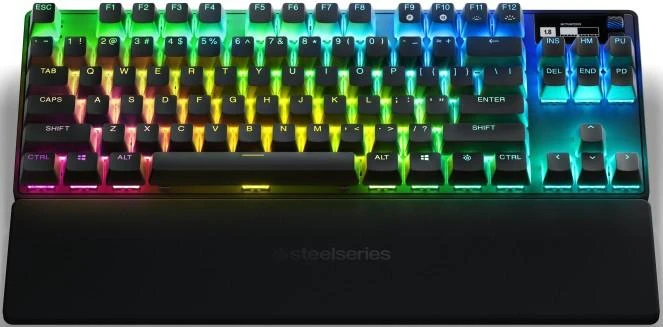 Belaidė žaidimų klaviatūra SteelSeries Apex Pro TKL 2023, su RGB LED pašvietimu, US išdėstymas (64865)