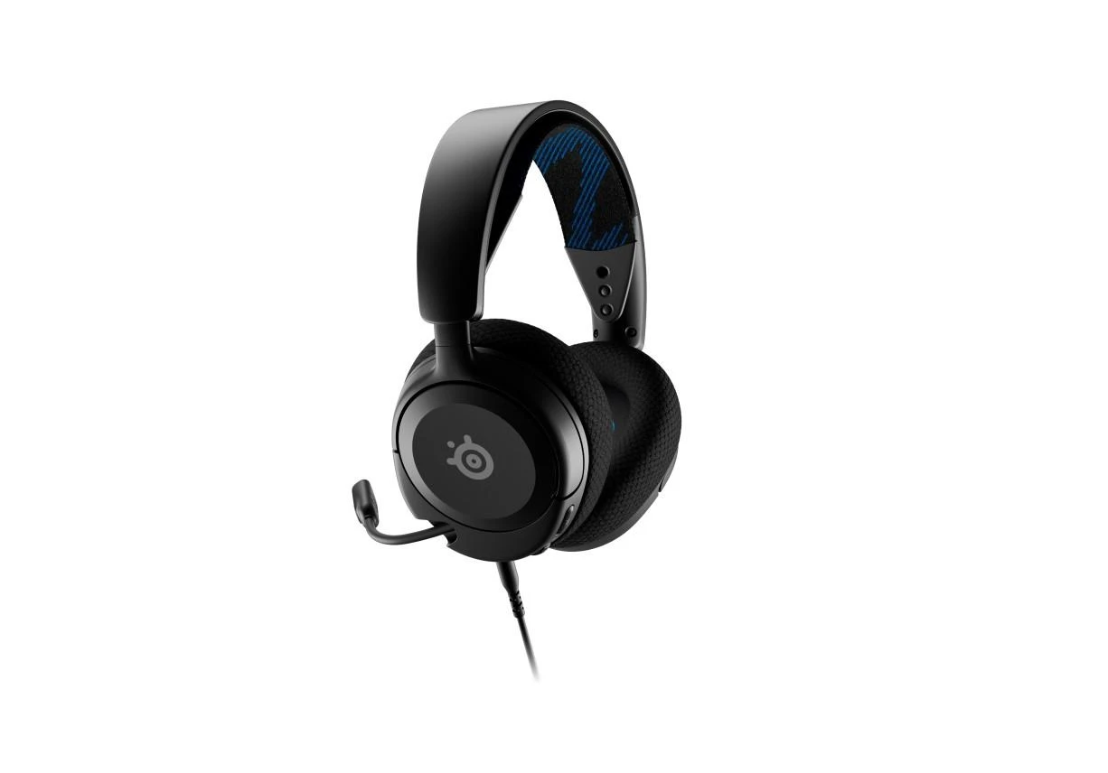 Ausinės žaidimams su mikrofonu SteelSeries Arctis Nova 1P Over-Ear, Juodos spalvos