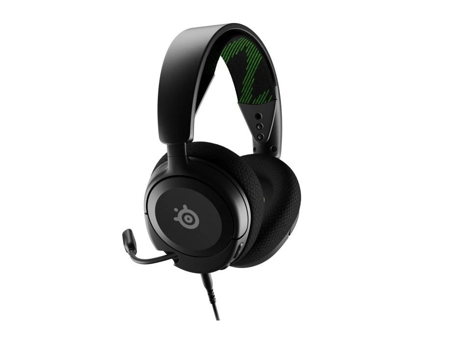 Ausinės žaidimams su mikrofonu SteelSeries Arctis Nova 1X Over-Ear, Juodos spalvos