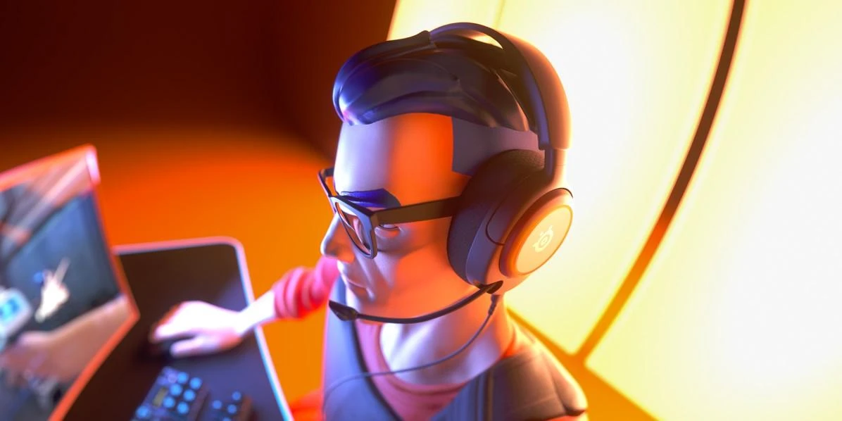 Ausinės žaidimams su mikrofonu SteelSeries Arctis Nova 3 Over-Ear, Juodos spalvos