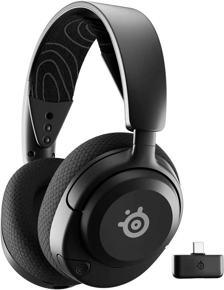 Belaidės žaidimų ausinės SteelSeries Arctis Nova 5, Juodos spalvos