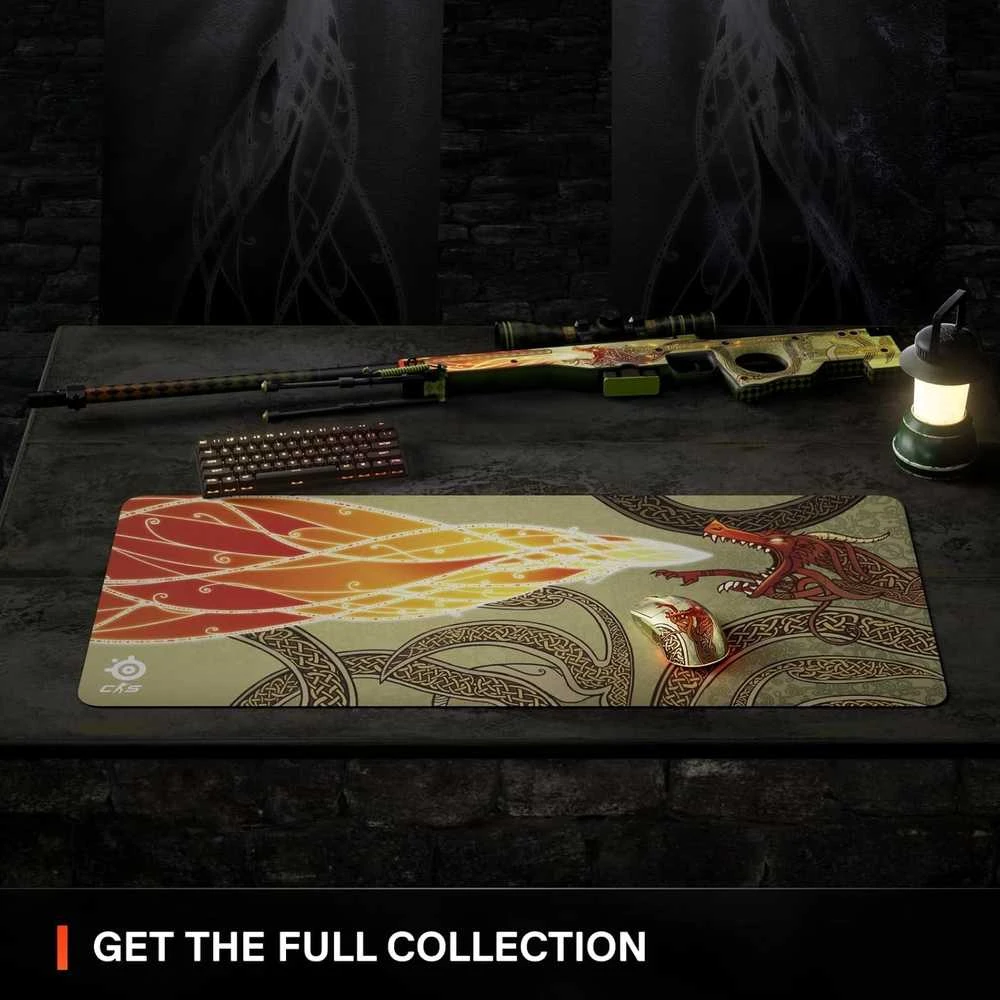 SteelSeries CS2 Dragon Lore Edition belaidė žaidimų pelė | 18000 DPI