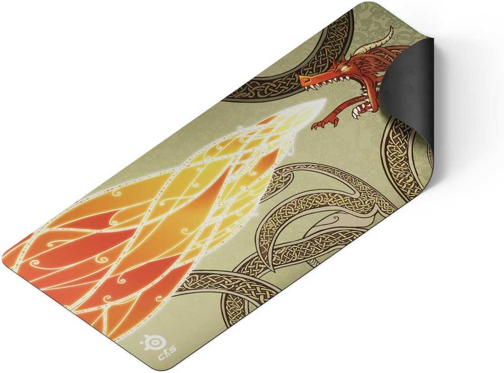 SteelSeries QCK XXL CS2 Dragon Lore pelės kilimėlis | 900x400x2mm