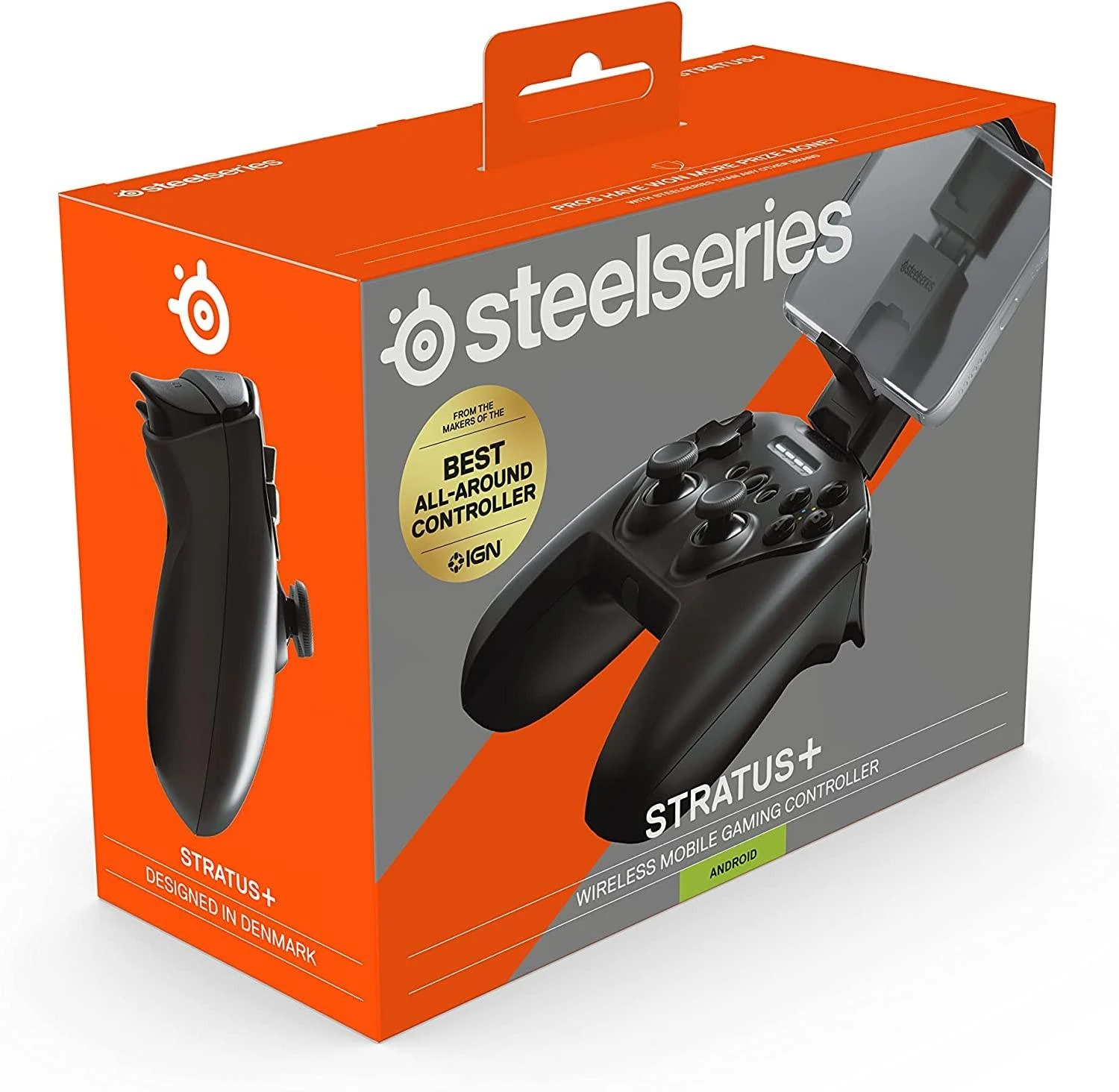 SteelSeries Stratus+ žaidimų pultas, juodas