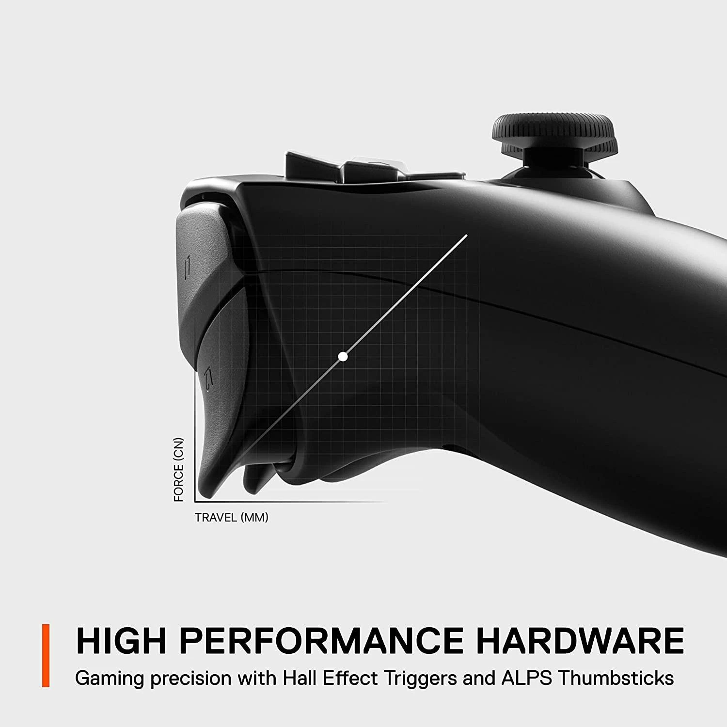 SteelSeries Stratus+ žaidimų pultas, juodas