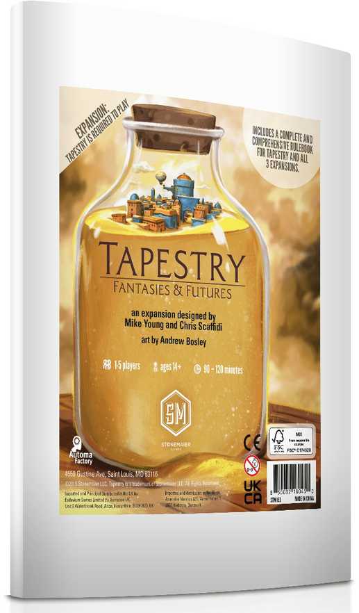 Stonemaier Games Tapestry: Fantasies & Futures