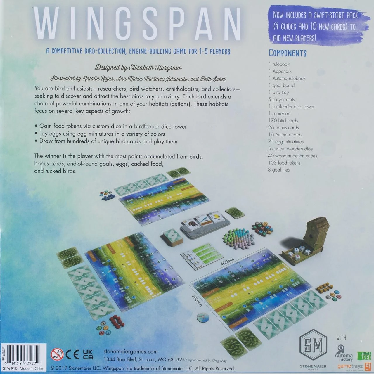 Enigma Stonemaier Games Wingspan