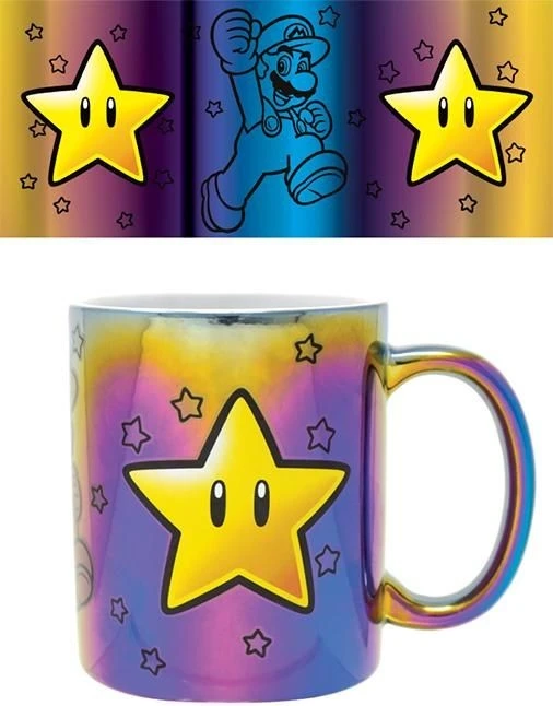 Pyramid Super Mario Star Power metalinis puodelis 325 ml