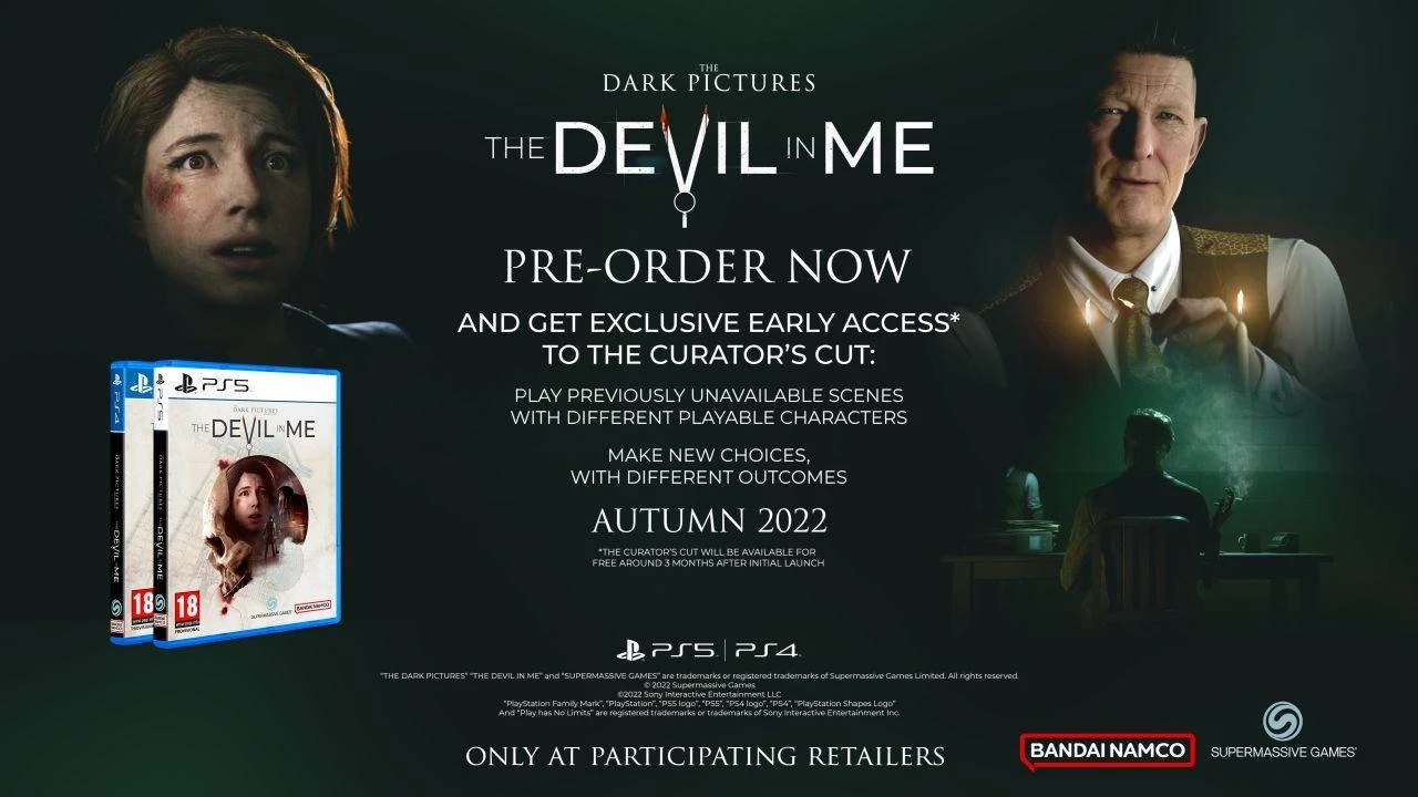Supermasyvūs žaidimai The Dark Pictures Antology – The Devil in Me PS4