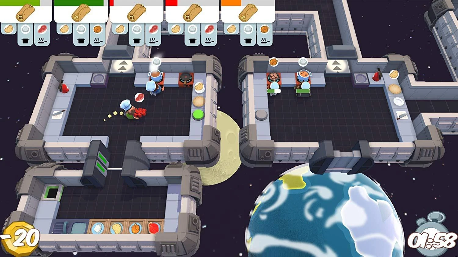 Overcooked Team17 Perkepta! + Perkepta! 2 PS4