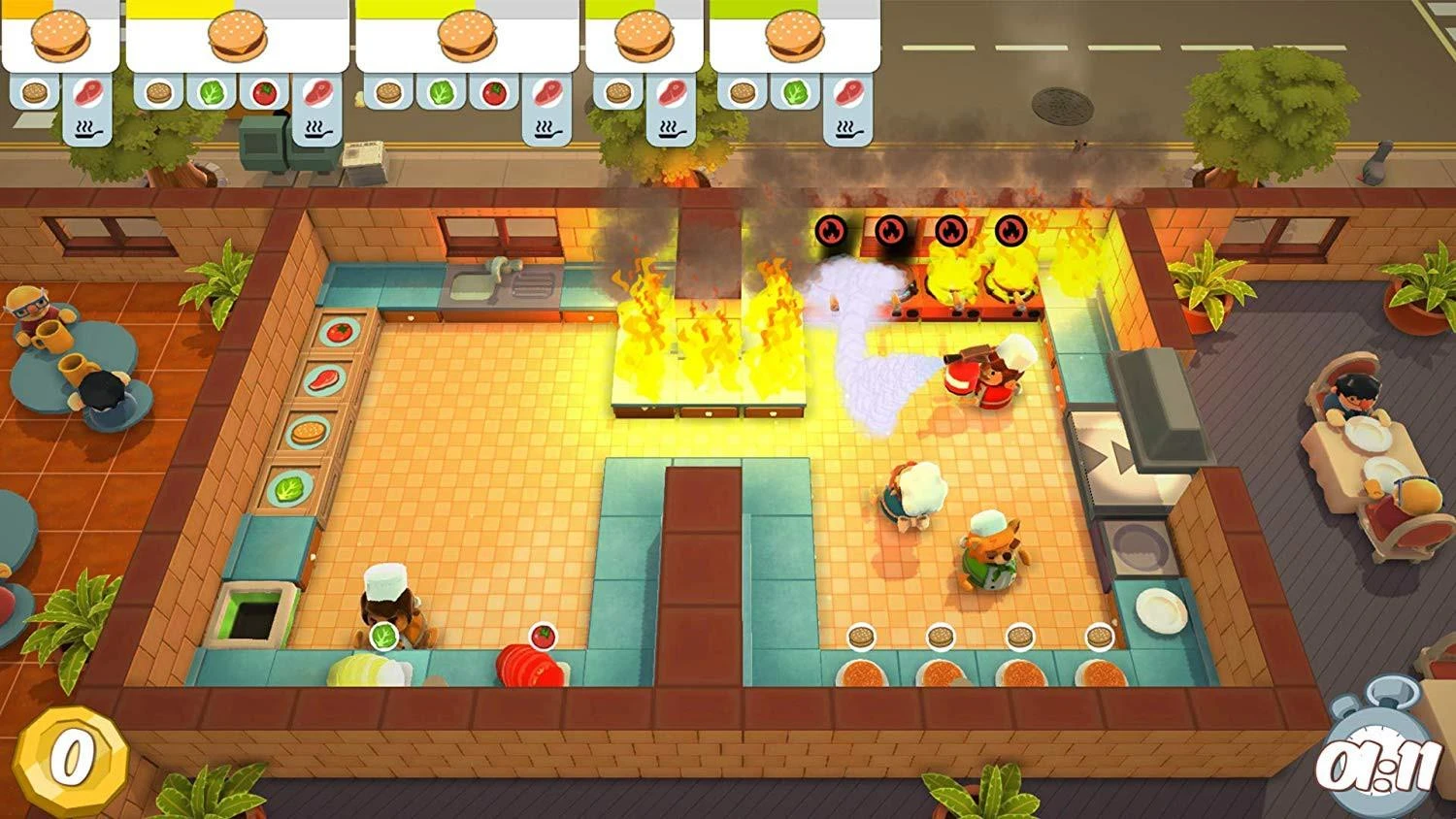 Overcooked Team17 Perkepta! + Perkepta! 2 PS4