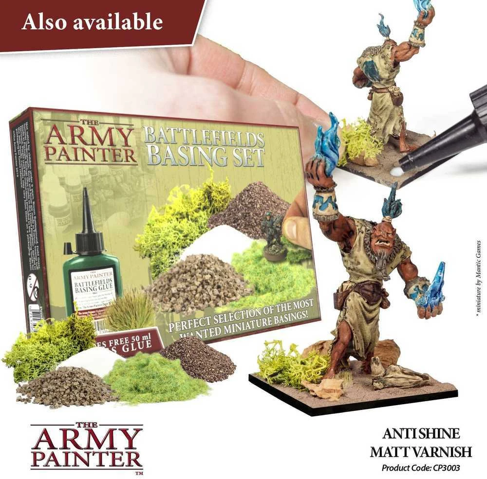 The Army Painter Armijos dažytojo spalvų gruntas: matinis lakas nuo blizgėjimo