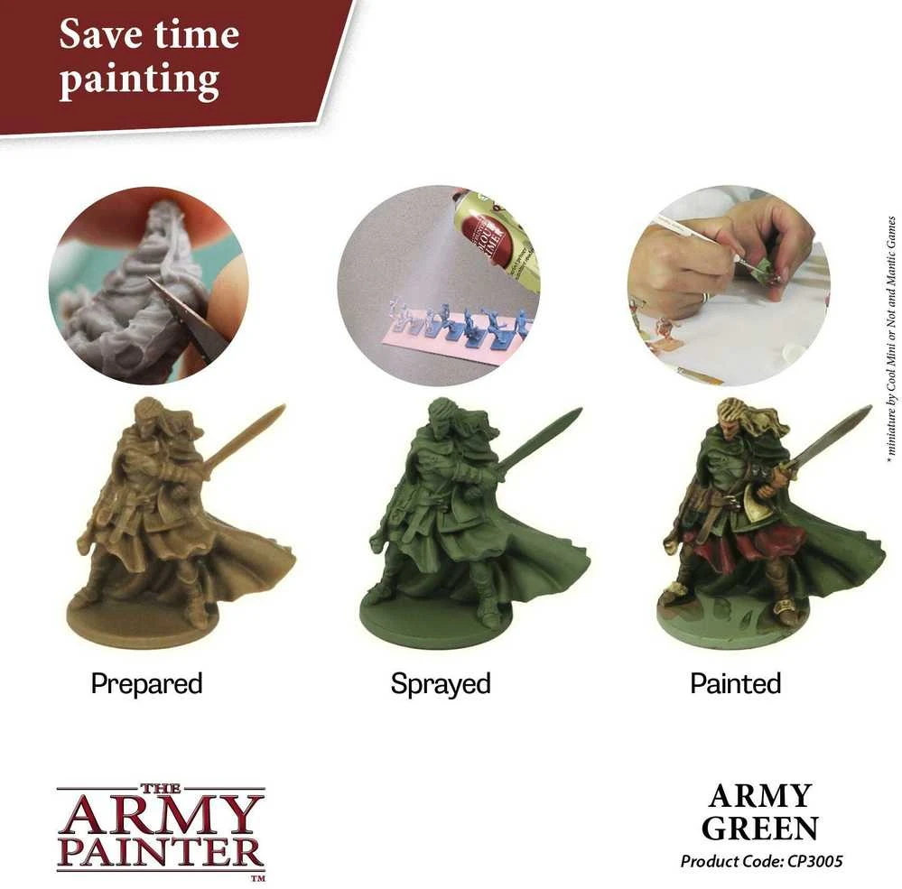 The Army Painter Armijos dažytojo dažų gruntas: Army Žalias