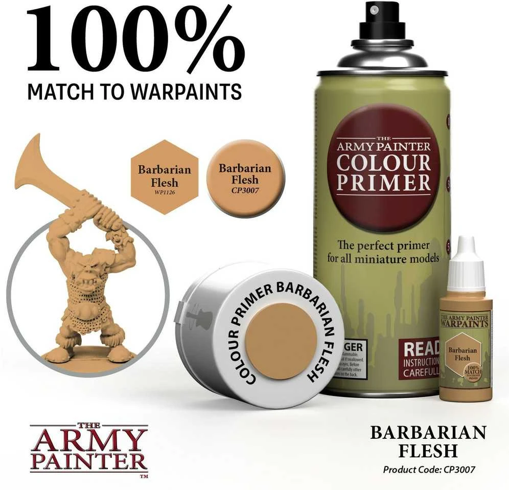 The Army Painter Armijos dažytojo spalvų gruntas: Barbarų kūnas
