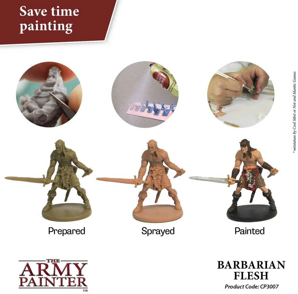 The Army Painter Armijos dažytojo spalvų gruntas: Barbarų kūnas