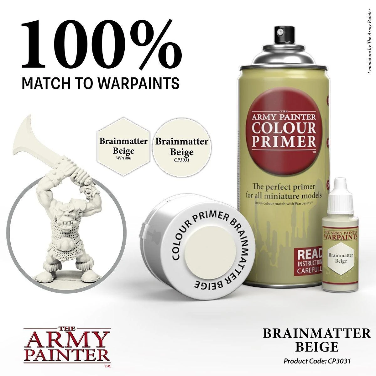 The Army Painter Color Primer: Brainmatter rusvai gelsvas