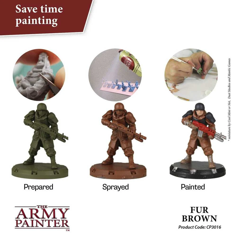 The Army Painter Armijos dažytojo spalvų gruntas: kailio ruda