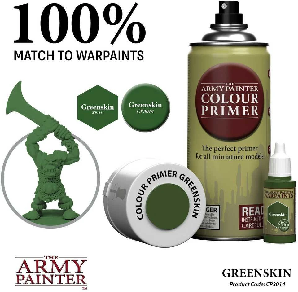 The Army Painter Armijos dažytojo spalvų gruntas: Greenskin