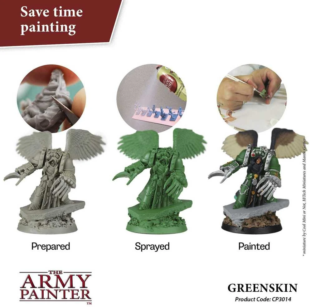 The Army Painter Armijos dažytojo spalvų gruntas: Greenskin
