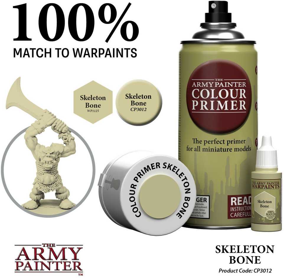 The Army Painter Colour Primer Skeleton Bone, žema kaina Varle.lt