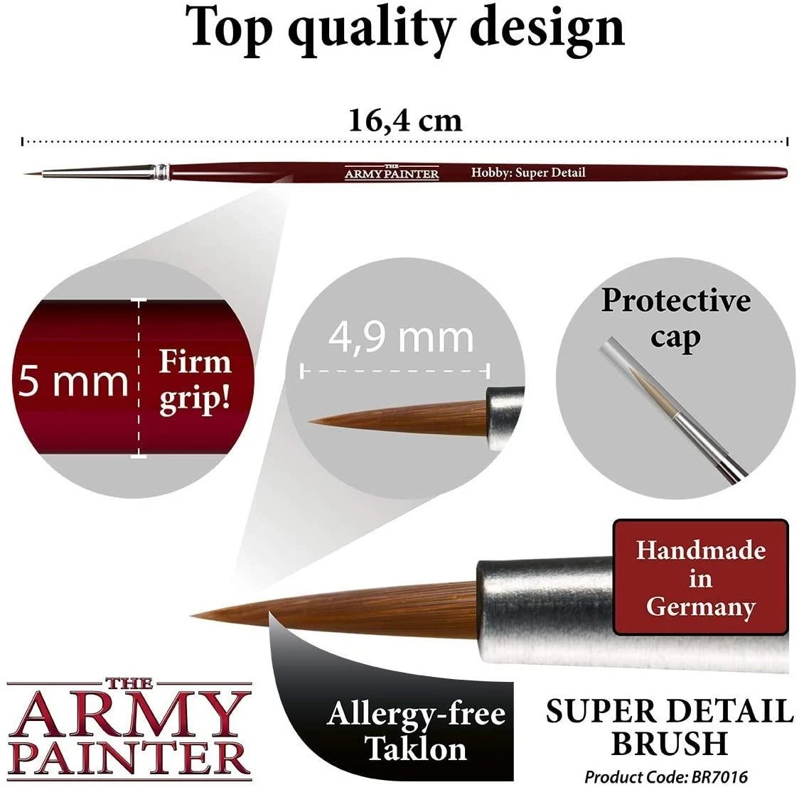 The Army Painter Armijos tapytojo pomėgis: Super detalė